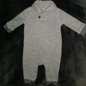 Old Navy Boys Gray Romper 3-6 Mo